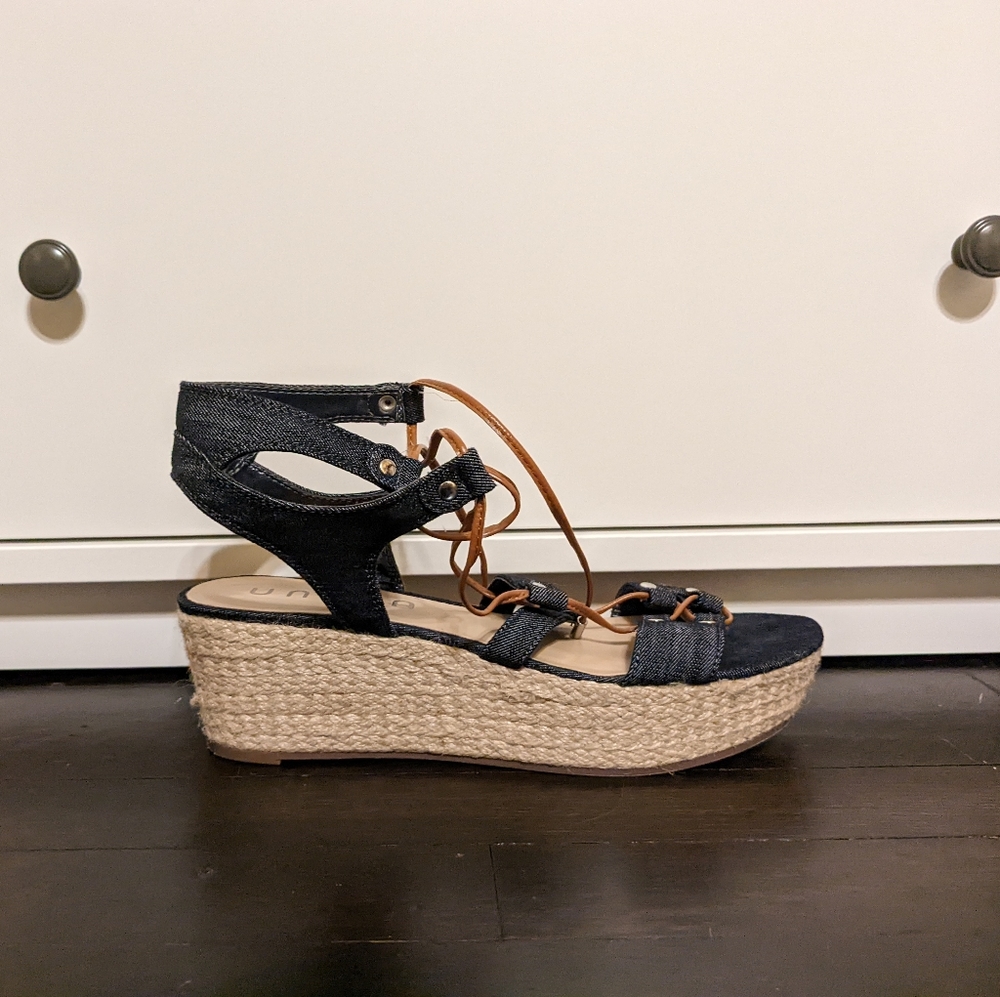 Unisa gladiator wedge sandals